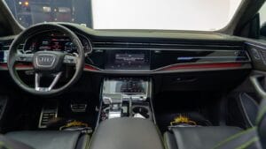 Audi Q8 RS 2022 Automatic 20٬000 Km 8 Cylinder Four Wheel Drive (4WD) SUV Green With Warranty almalakea motors