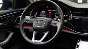 Audi Q8 RS 2022 Automatic 20٬000 Km 8 Cylinder Four Wheel Drive (4WD) SUV Green With Warranty almalakea motors