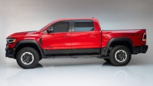 Dodge Ram TRX 2022 Automatic 19٬000 Km 8 Cylinder Four Wheel Drive (4WD) Pick Up Red With Warranty al malakea motors