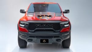 Dodge Ram TRX 2022 Automatic 19٬000 Km 8 Cylinder Four Wheel Drive (4WD) Pick Up Red With Warranty al malakea motors