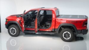 Dodge Ram TRX 2022 Automatic 19٬000 Km 8 Cylinder Four Wheel Drive (4WD) Pick Up Red With Warranty al malakea motors